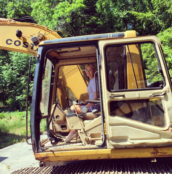 Flashback to when I knocked down our Oyster Bay, NY property. Getting 